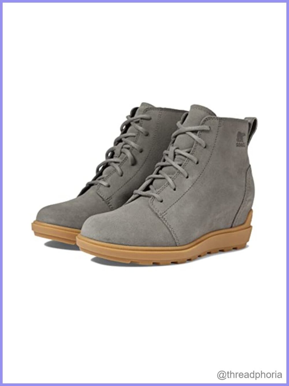 Suede Lace Up Ankle Snow Boots Faux Shearling Lined Winter Booties